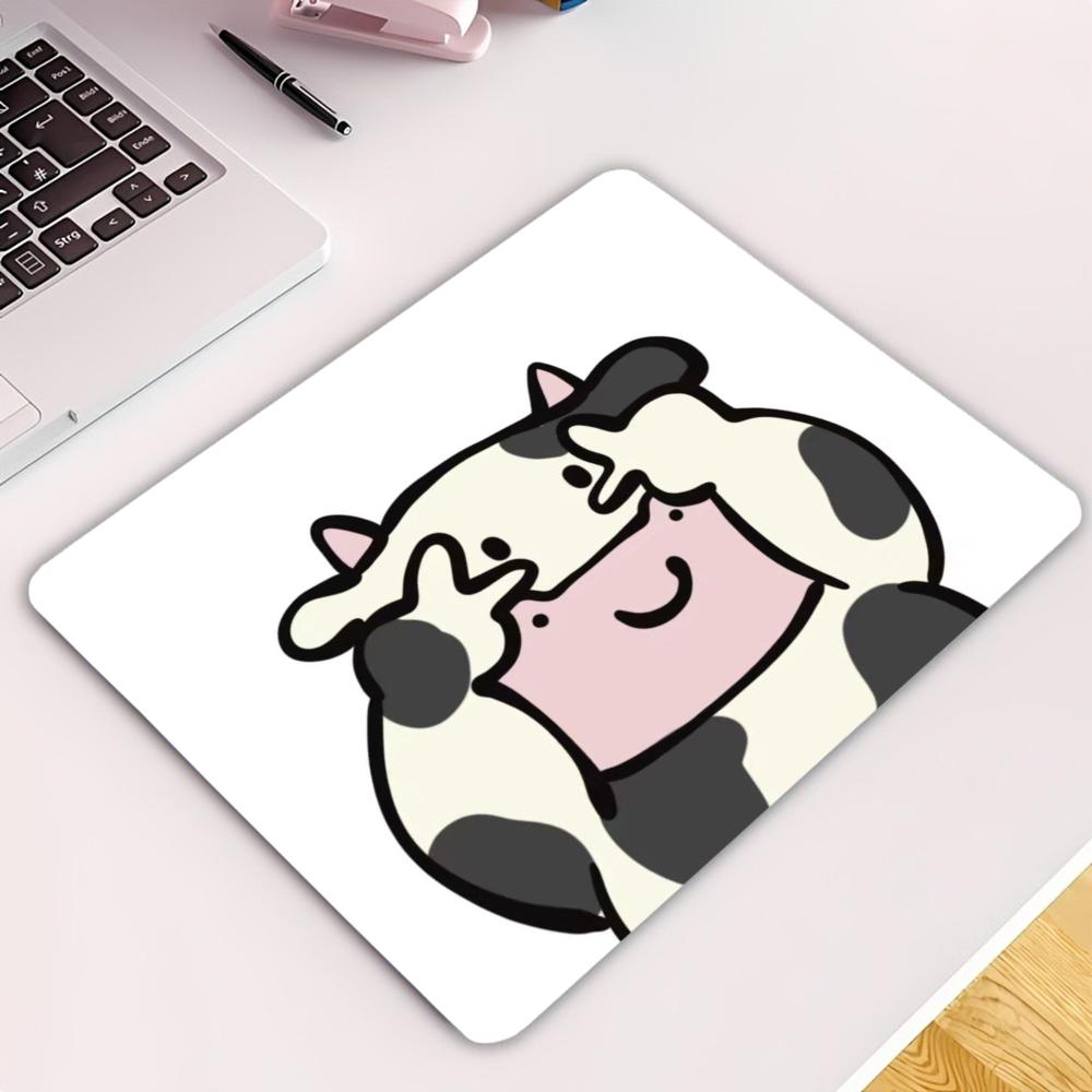 Cow Mat Rubber - Simpatico Tappetino per Mouse con Motivo