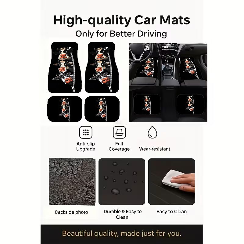 Tappetino per auto con cernier - Cow Mat Rubber recensione e prezzo
