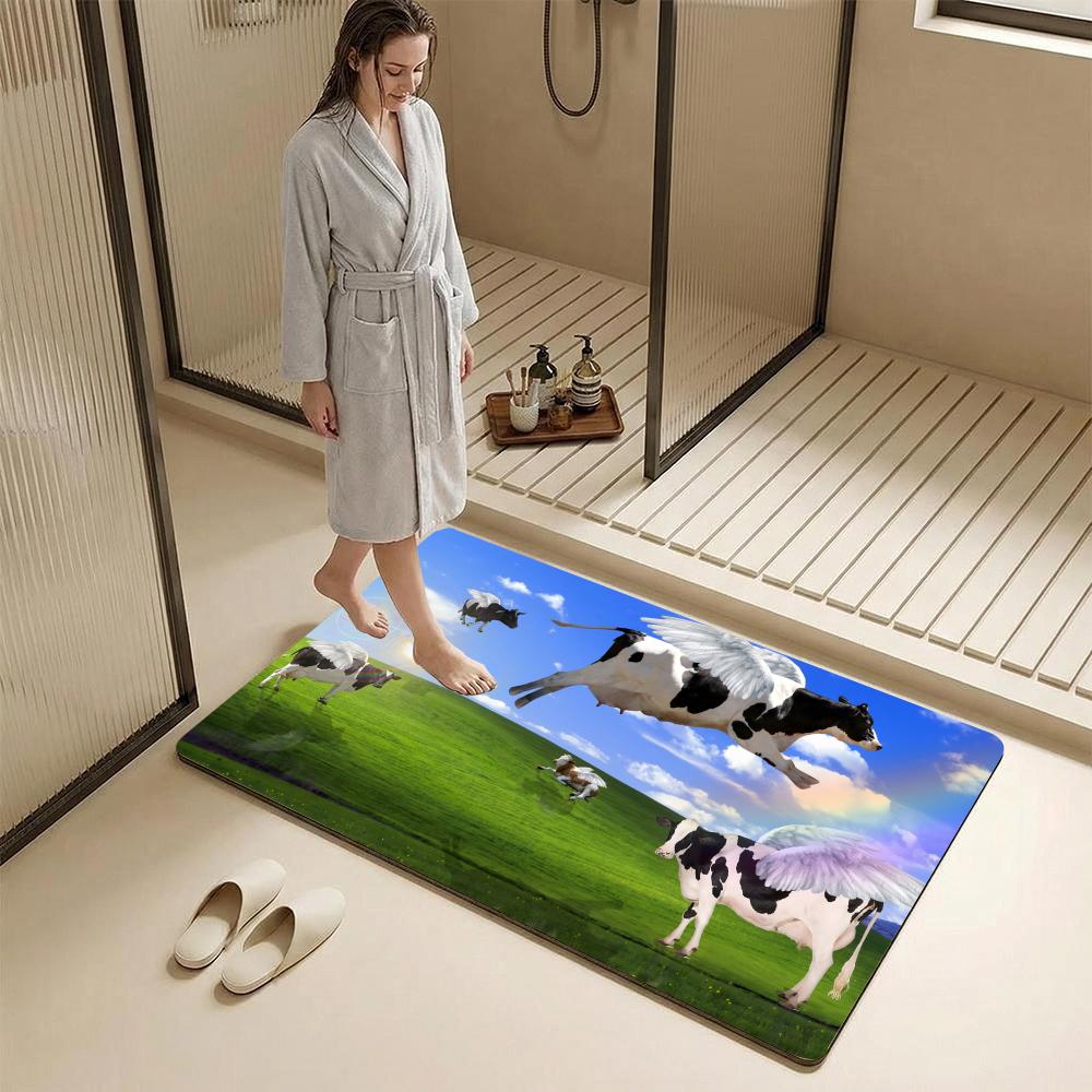 Tappetino da bagno in diatomit - Cow Mat Rubber recensione e prezzo