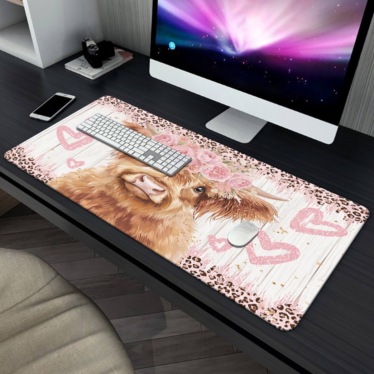 Tappetino da scrivania Highlan - Cow Mat Rubber recensione e prezzo